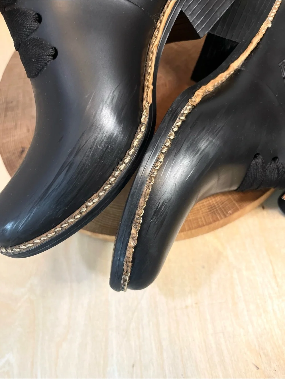 Bernardo Zina Black Chelsea-Style Lace Ankle Boots Size 6